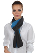 Cashmere & Yak uomo sciarpe foulard luvo blu anatra marrone naturale 164 x 26 cm